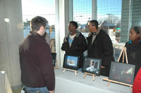 Youth with their photos